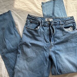 Abercrombie & Fitch the 90s slim straight ultra high rise